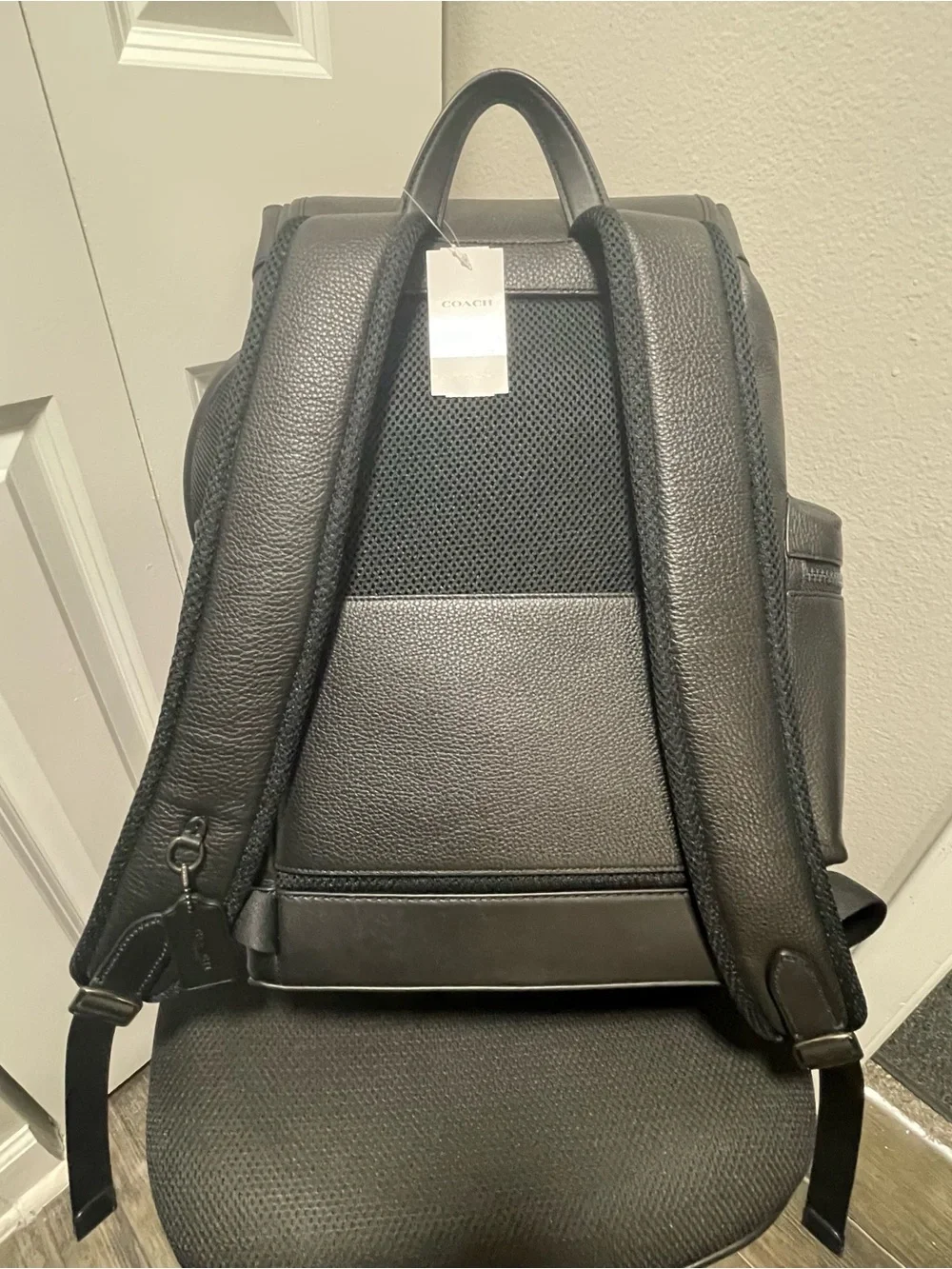 Coach pebbled leather